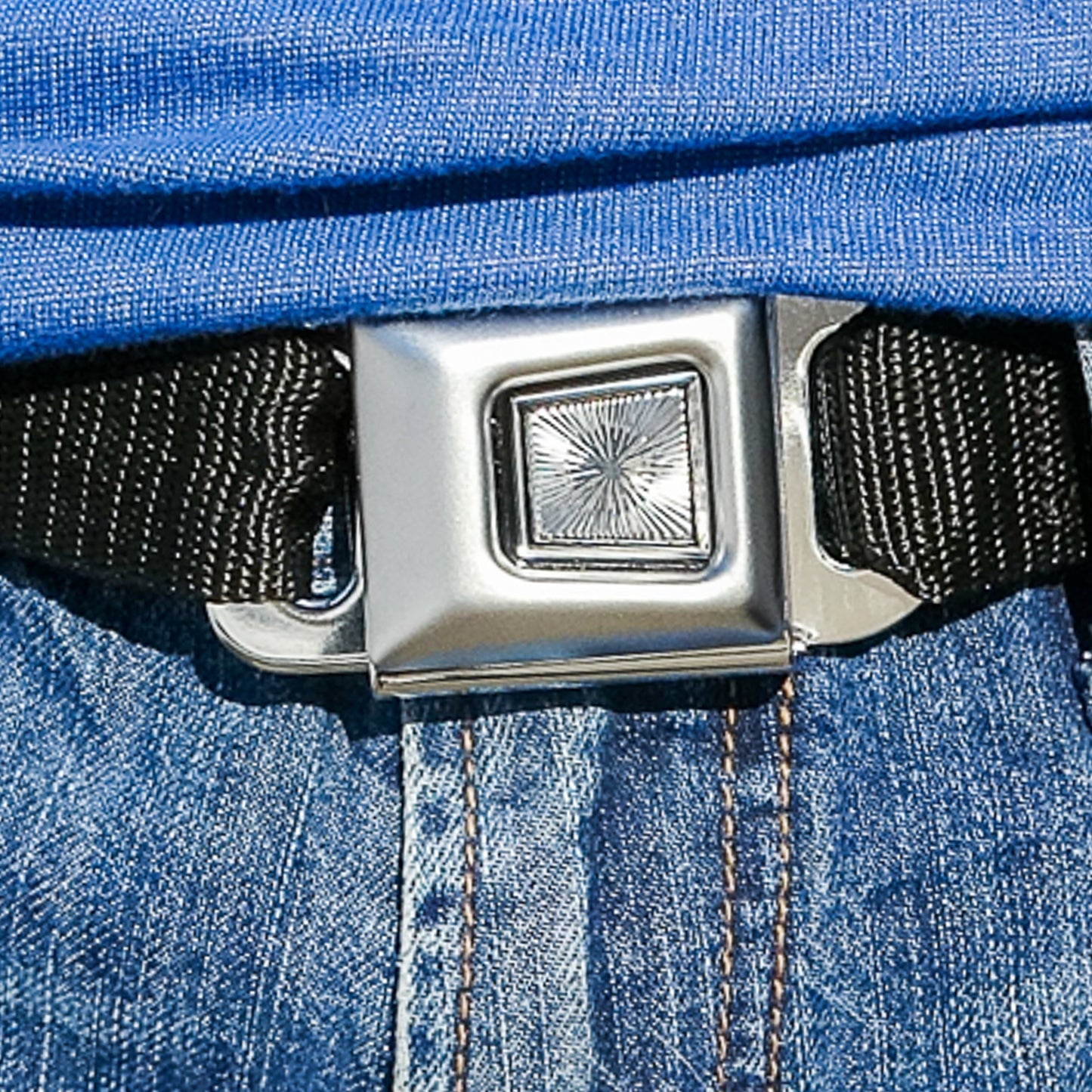 Vintage "Starburst" Seatbelt Belt