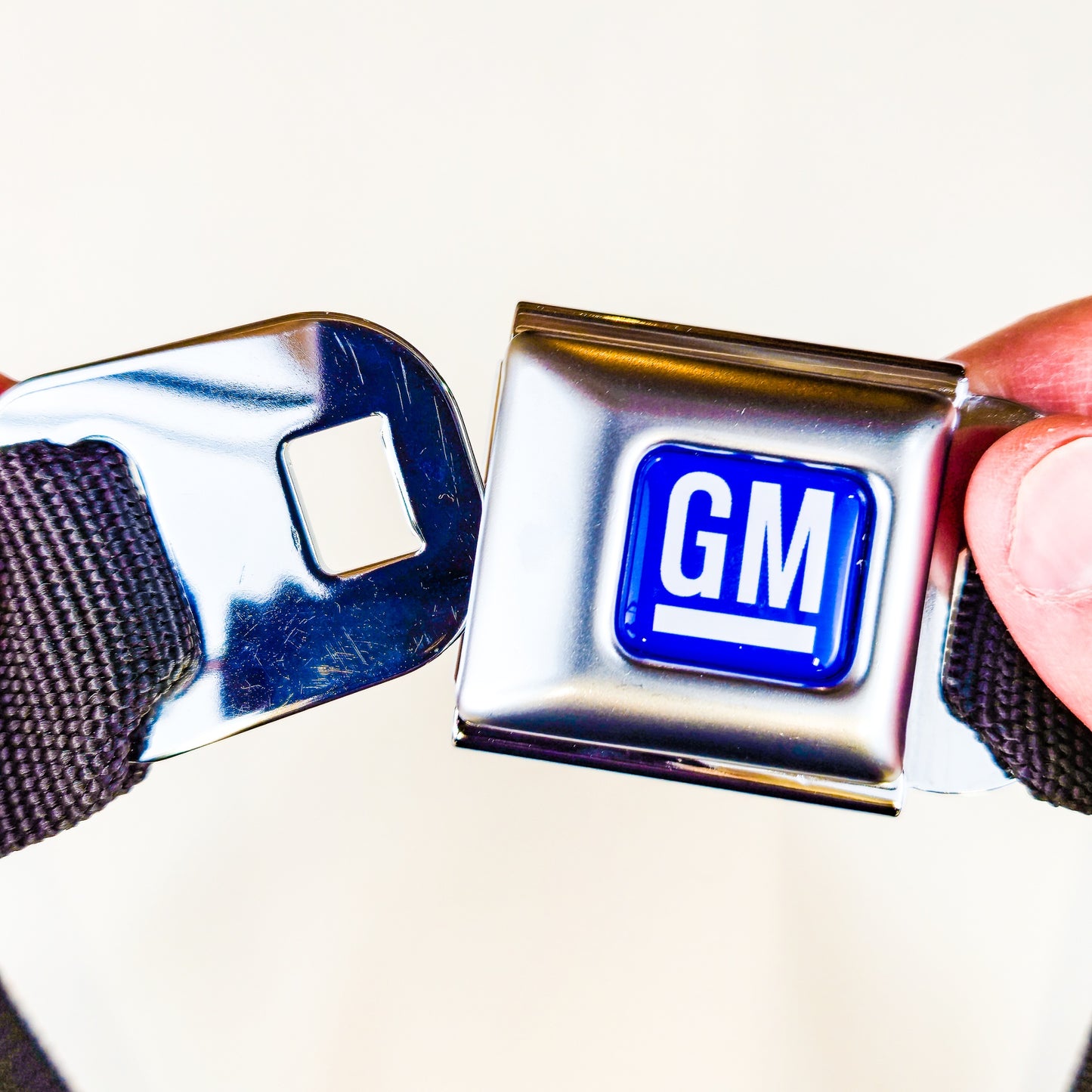 Blue GM Seatbelt Belt