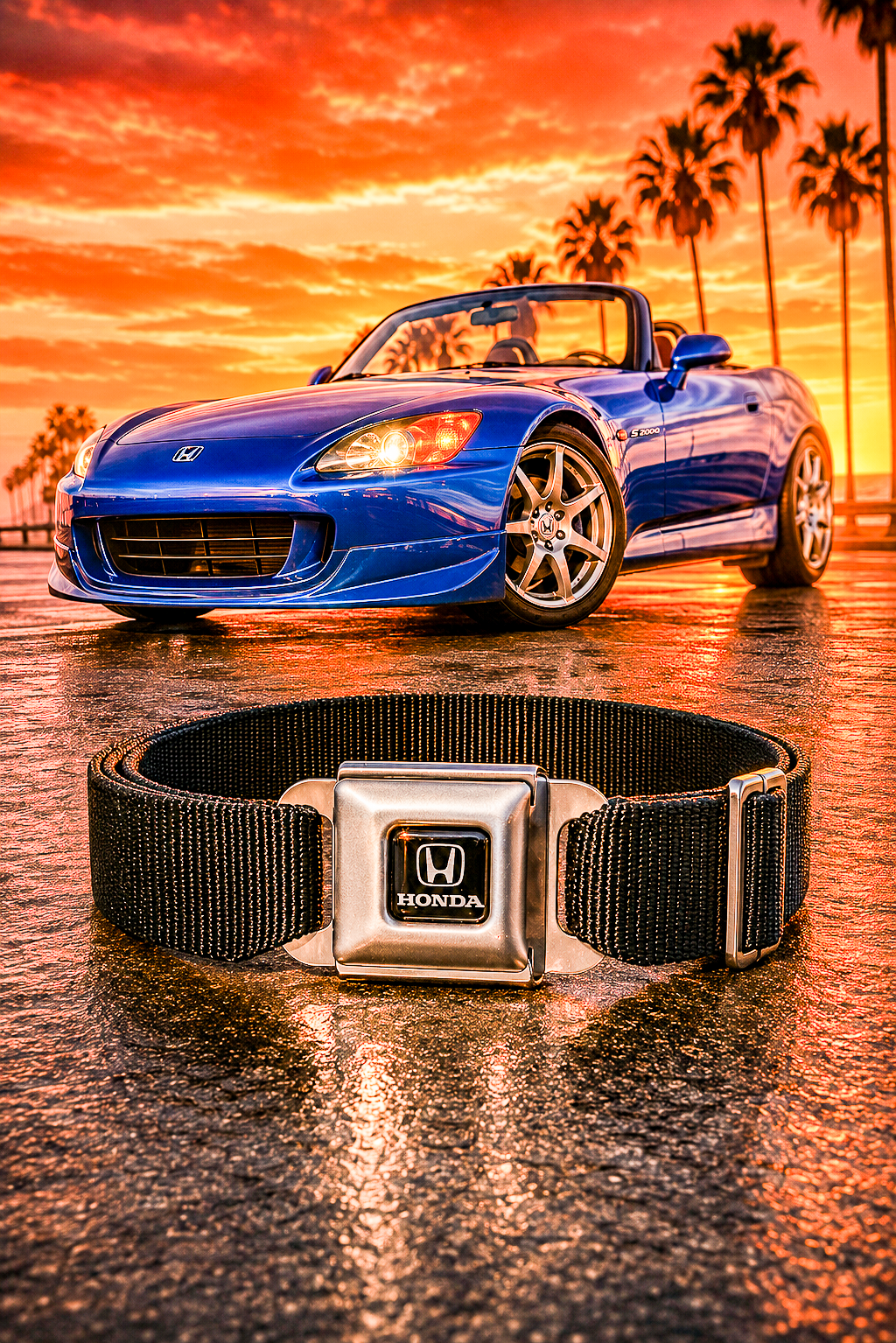 Vintage Honda Seatbelt Belt